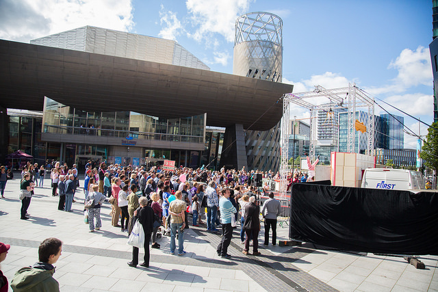 A picture from The Lowry's first Open Day 2017.